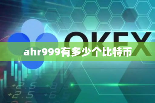 ahr999有多少个比特币